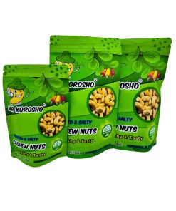 Mr Korosho Roasted & Salty Cashews – Boxed Packs
