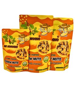 Mr Korosho Caramelized Cashews with Sesame – Boxed Packs
